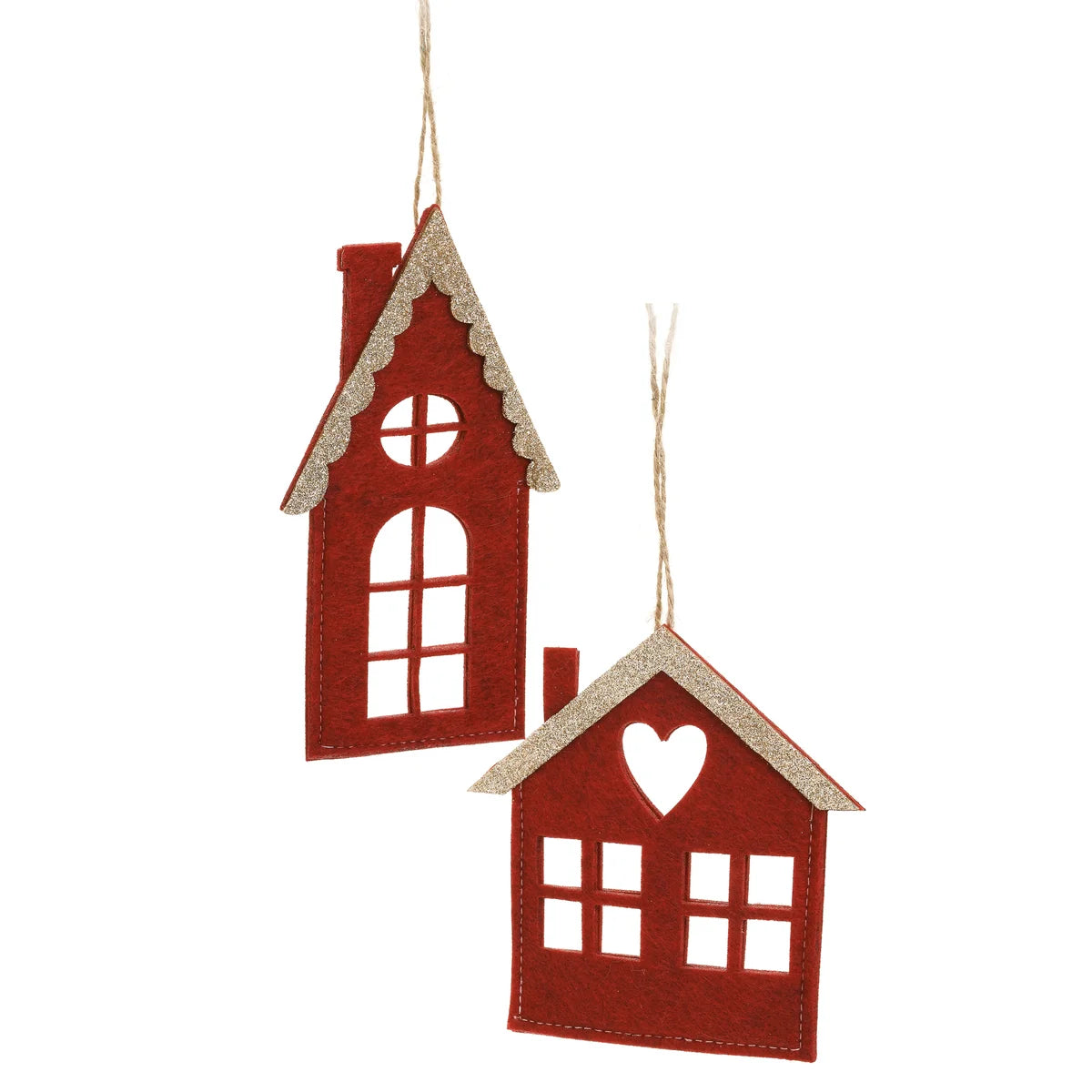 Red House Christmas Ornaments