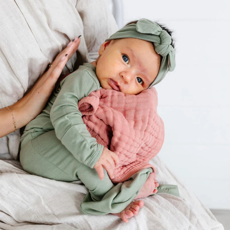 Lou Lou Cloud Muslin Burp Cloth 2 Pack