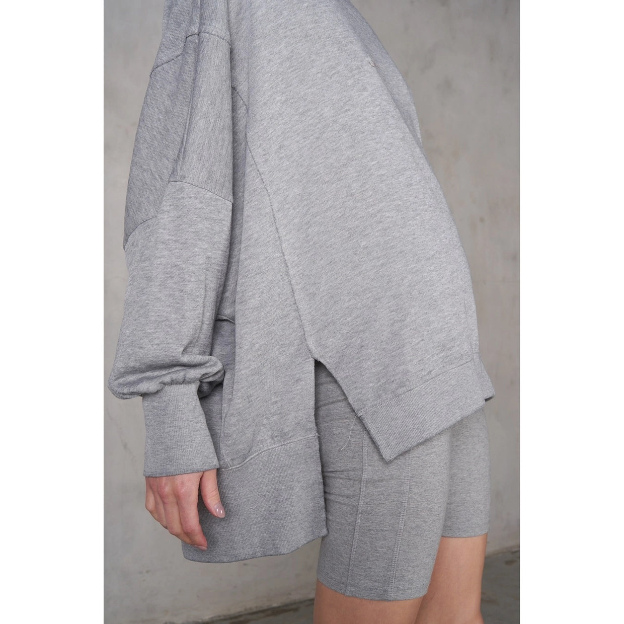 LaLaMia Heather Grey Sweatshirt
