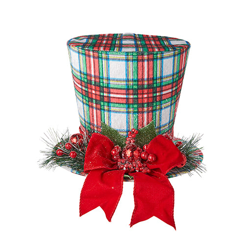 Plaid Top Hat