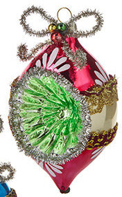 Vintage Tinsel Ornament