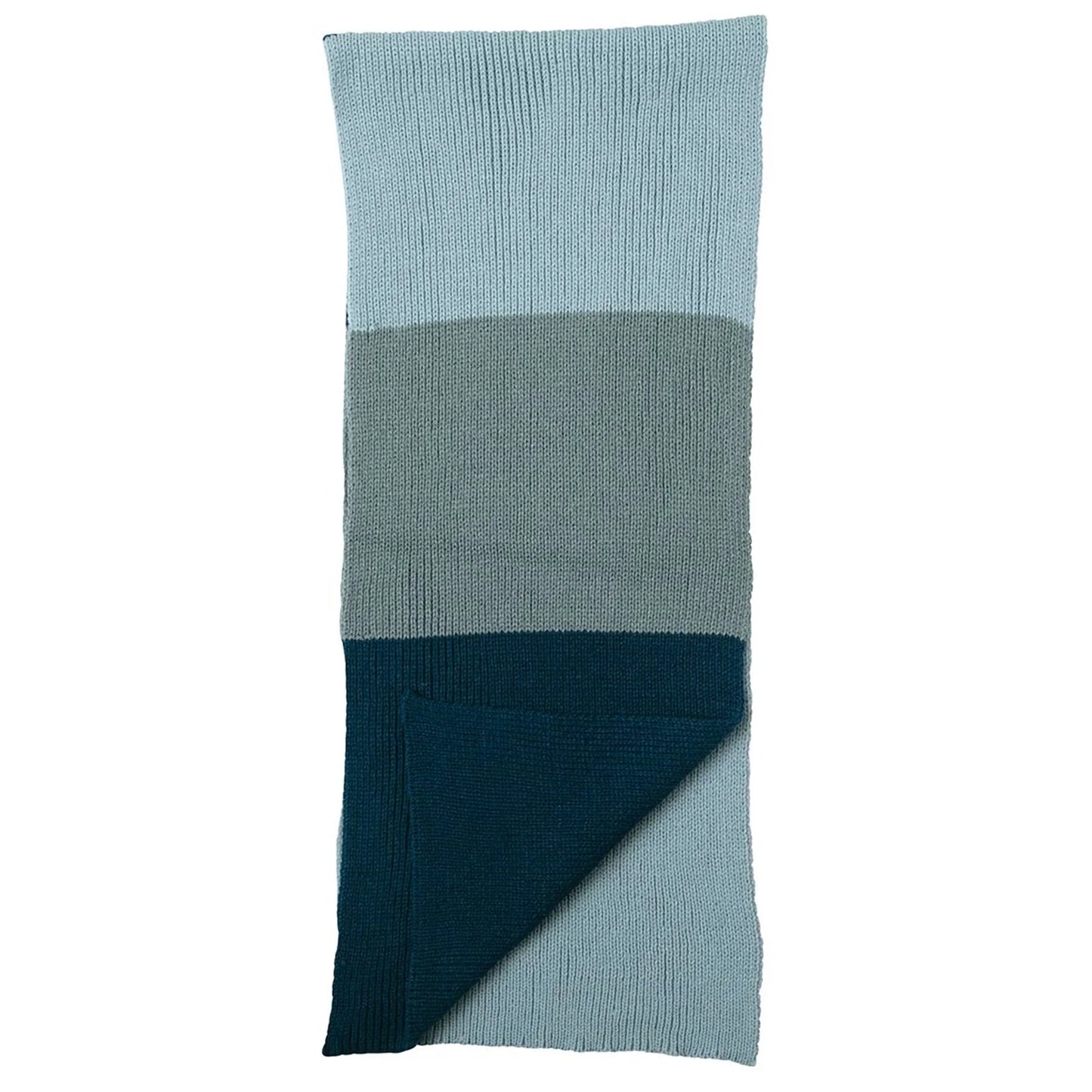 Color Block Knit Scarf