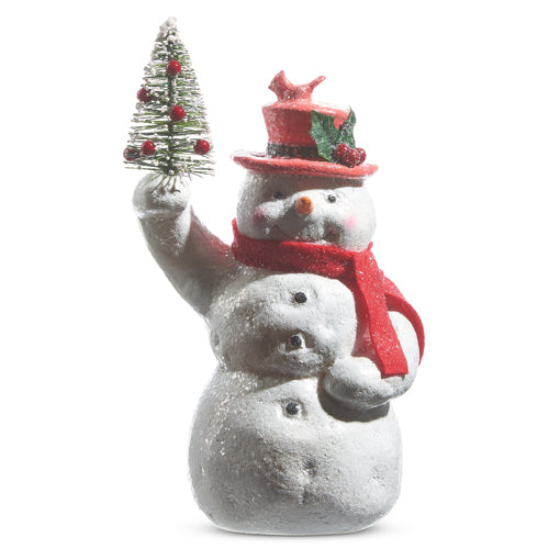 Snowman With Tree