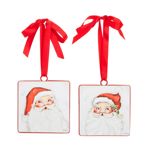 4’’ Santa Disc Ornament