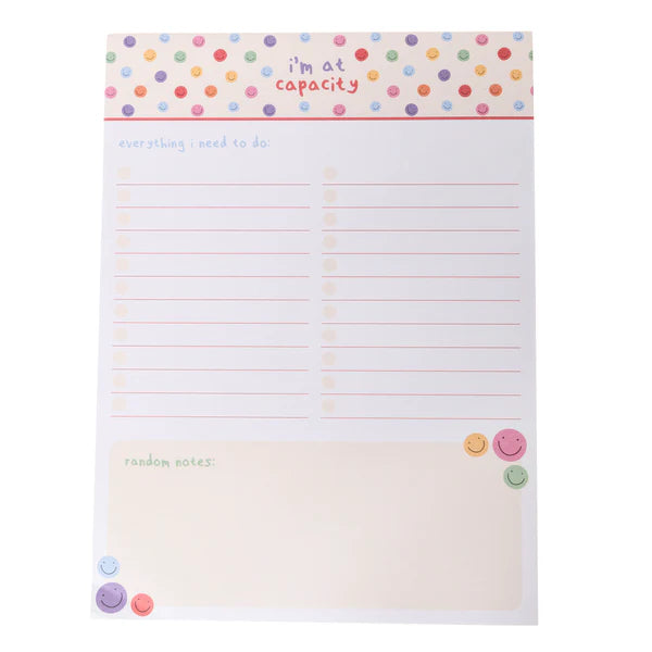 I'm at Capacity Set of 3 Notepads