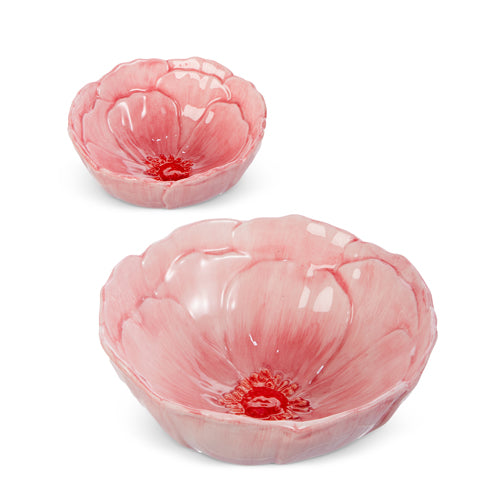 Pink Floral Bowls
