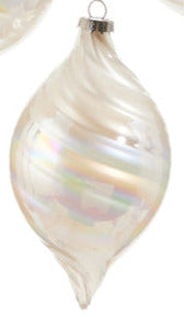 Pearlescent Swirl Ornaments