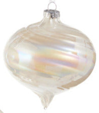 Pearlescent Swirl Ornaments