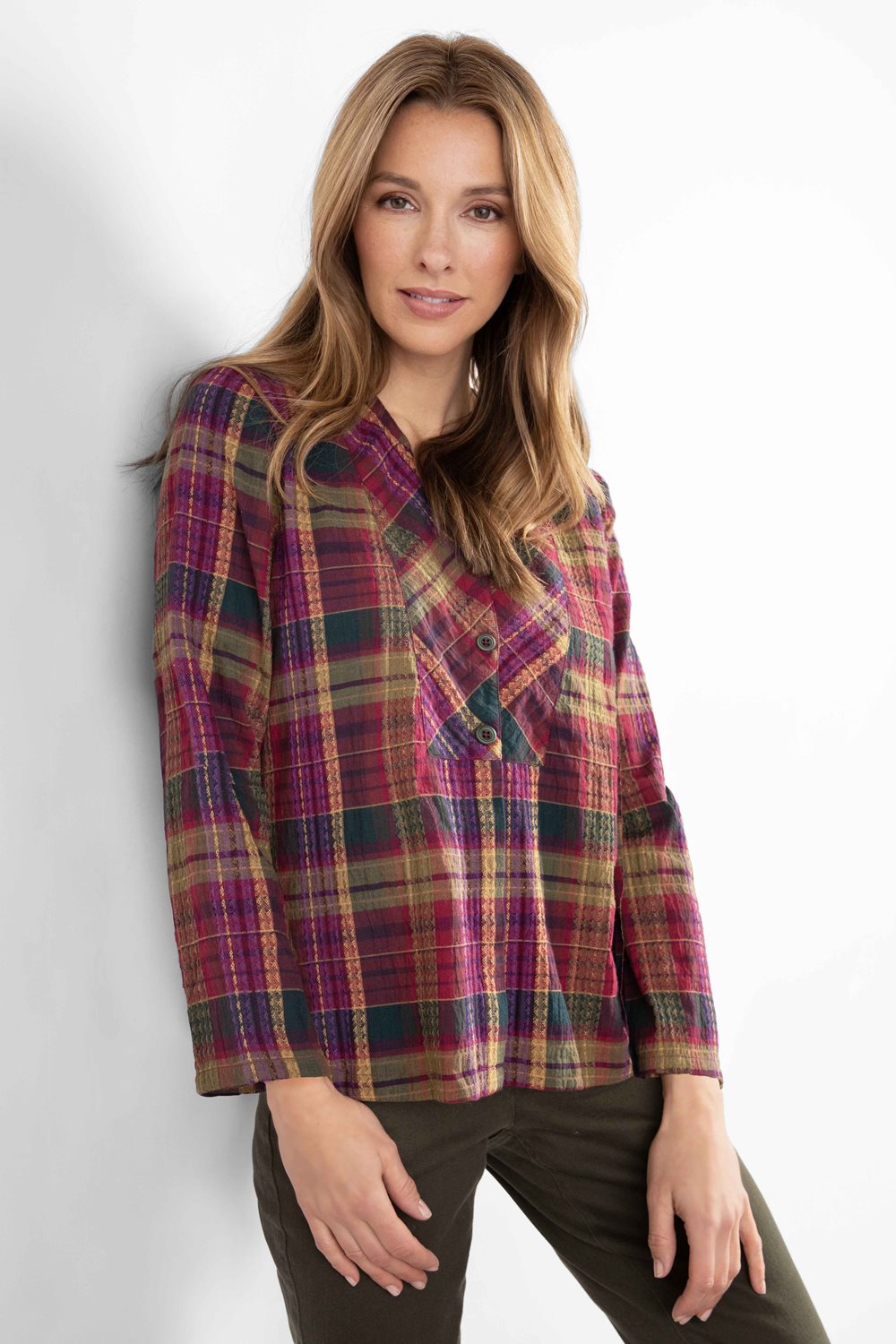 Habitat Cozy Windowpane Plaid Shirt