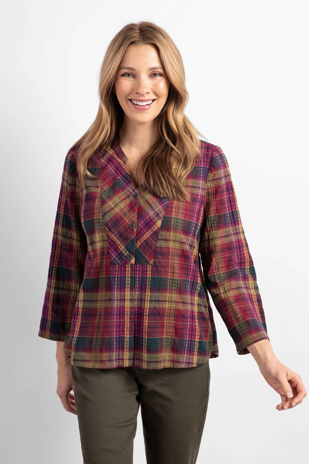 Habitat Cozy Windowpane Plaid Shirt