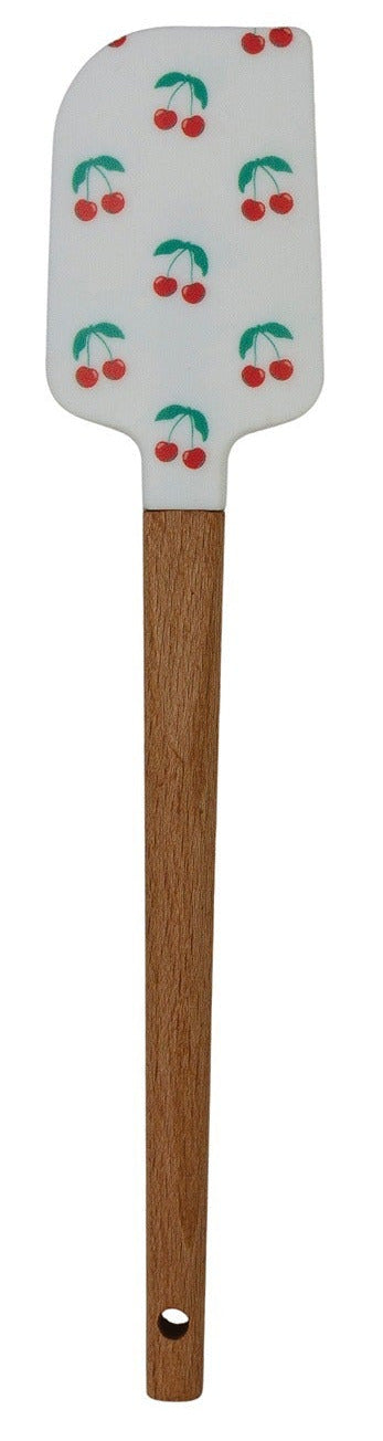 Silicone & Wood Two-Sided Spatula