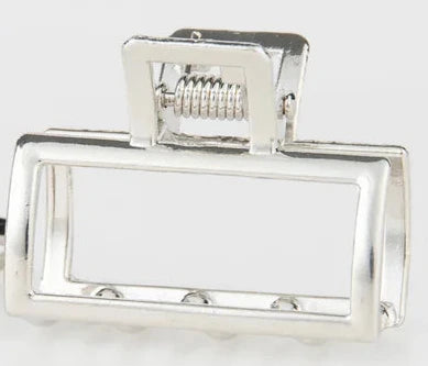 Leta Metal Rectangle Claw Clip Assortment