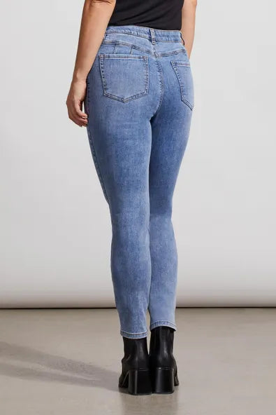 Tribal Sophia Curvy Hugging Slim Ankle Jeans