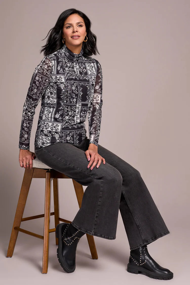 Tribal Brooke High Rise Palazzo Jeans