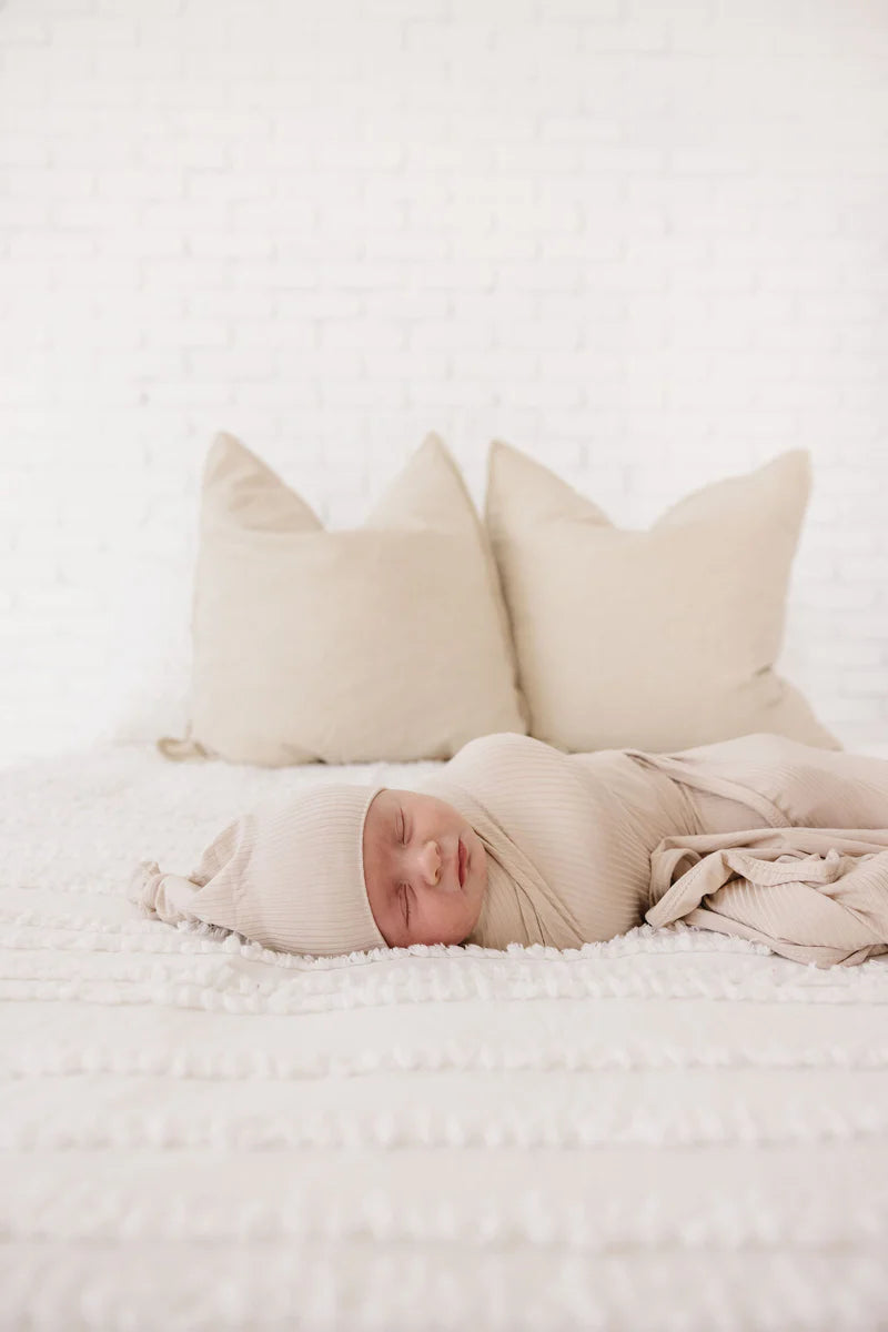 Lou Lou Ribbed Swaddle Blanket