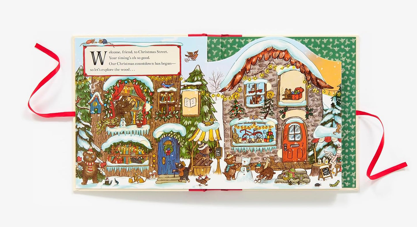 Christmas Is Coming to Town!: A Foldout Christmas Village and Advent Calendar