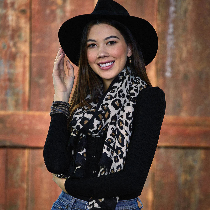 Deb Leopard Scarf