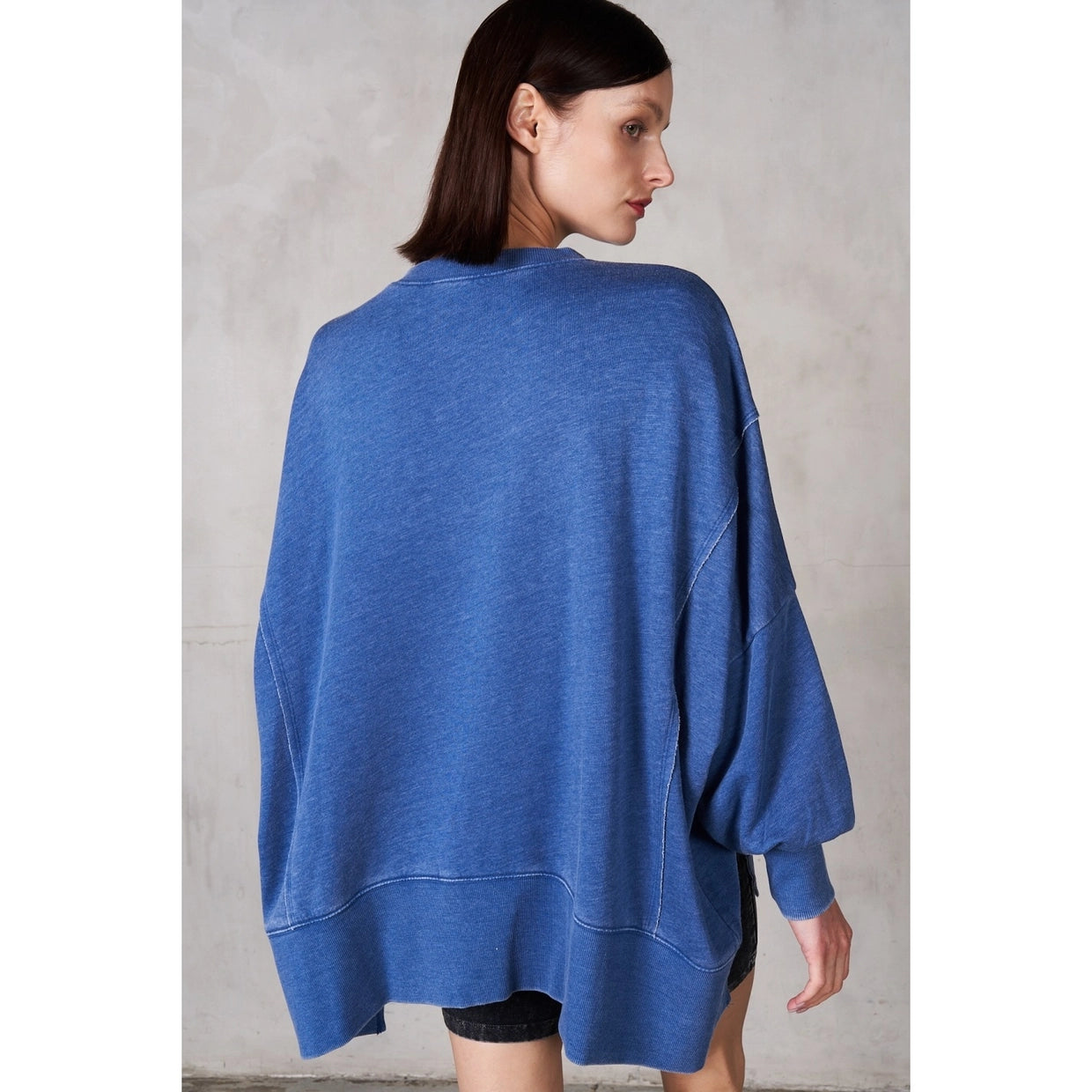 LaLaMia Navy Sweatshirt