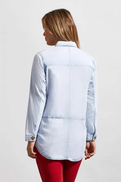 Tribal Lightweight Cotton Denim Tunic