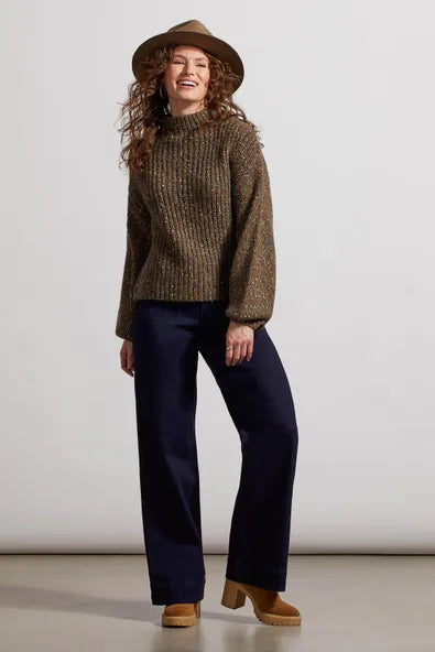 Tribal Popcorn Knit Oversize Sweater