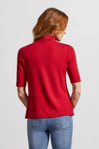 Tribal French Terry Elbow Sleeve Top