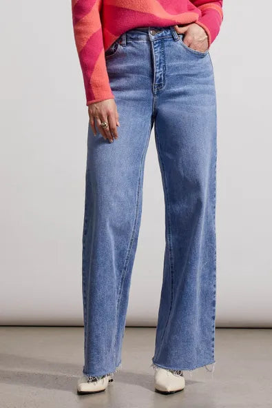 Tribal Brooke Hugging Wide Leg Jeans