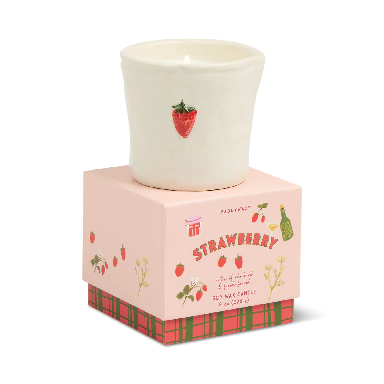 Bistro 6oz White Ceramic Candle