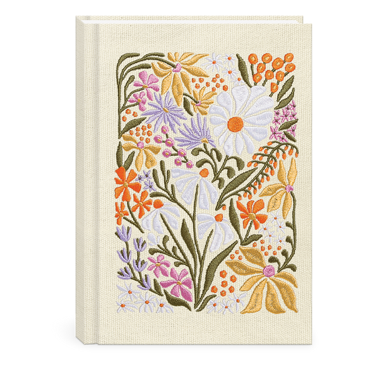 Wildflowers Fabric Journal