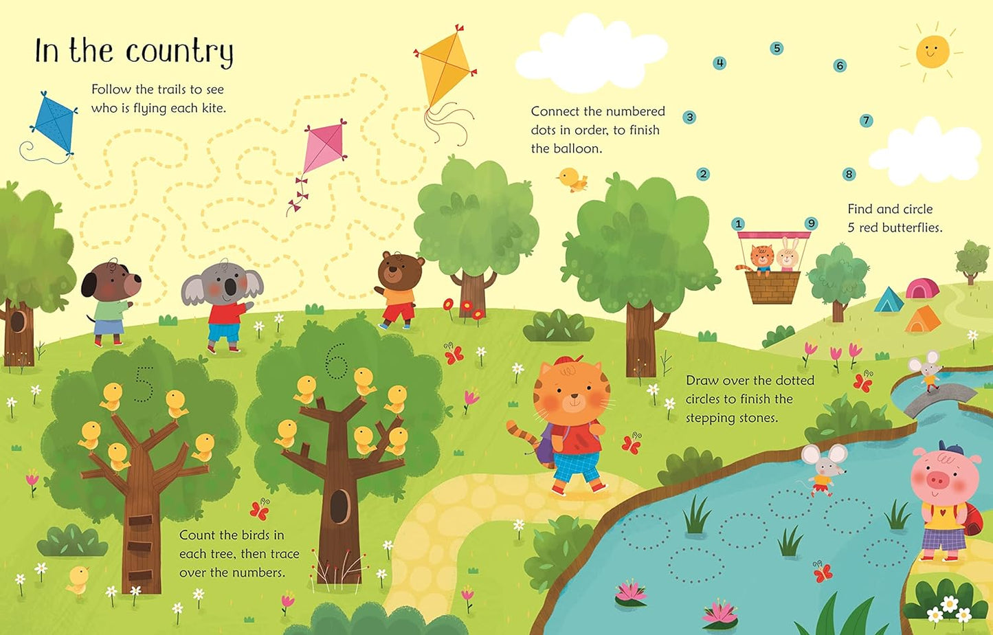 Wipe-Clean Summer Activities Book