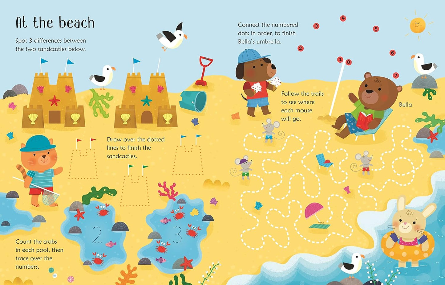 Wipe-Clean Summer Activities Book