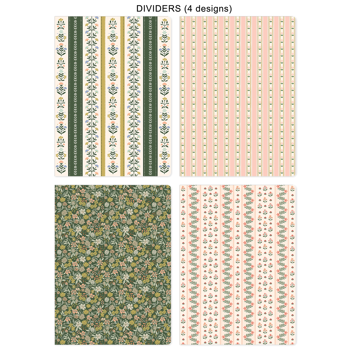 Pink Floral Softcover Journal