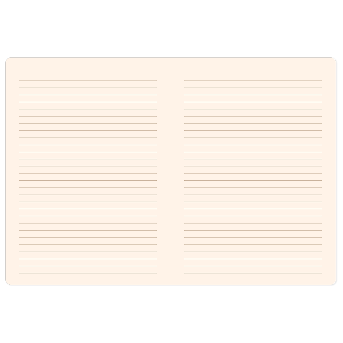 Pink Floral Softcover Journal
