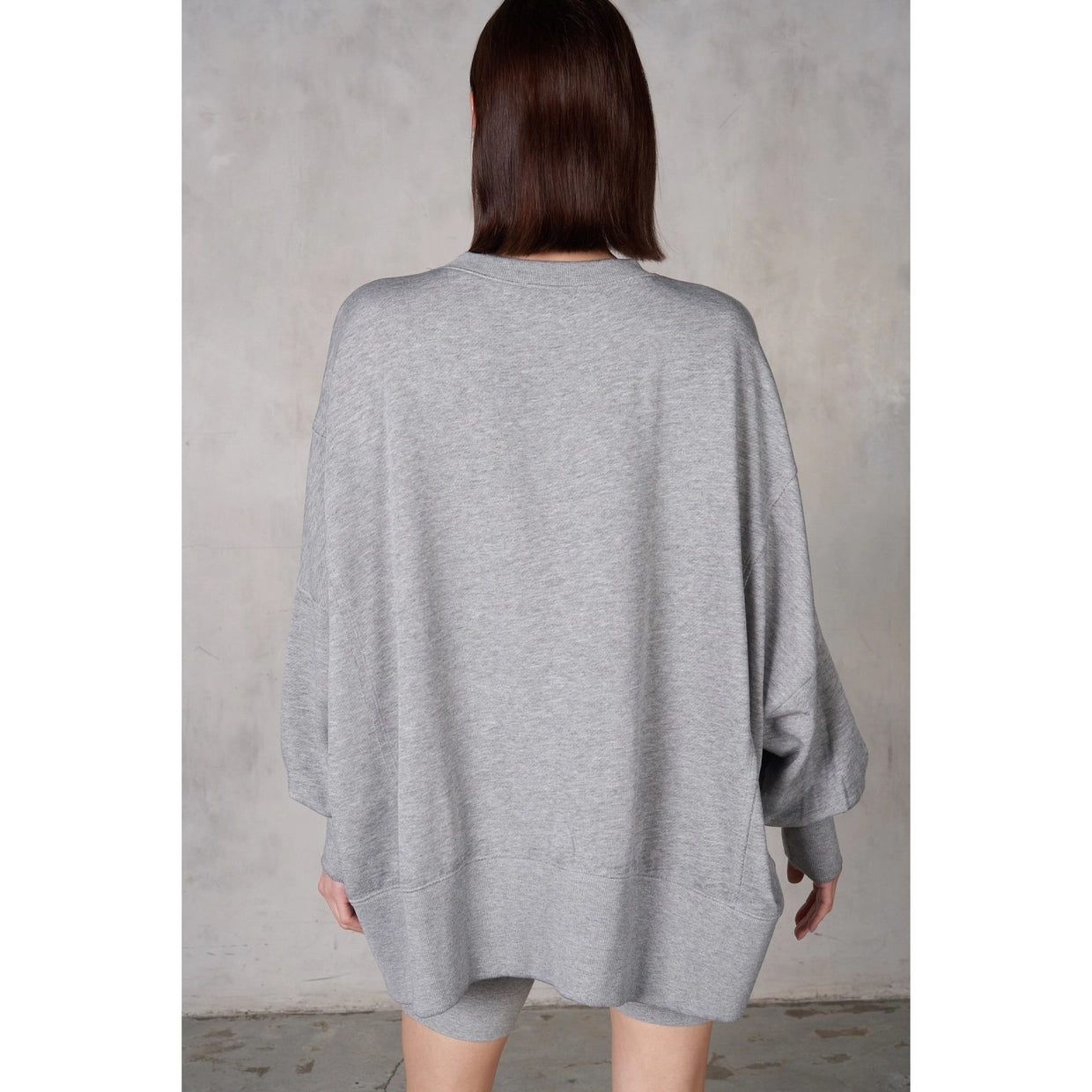 LaLaMia Heather Grey Sweatshirt