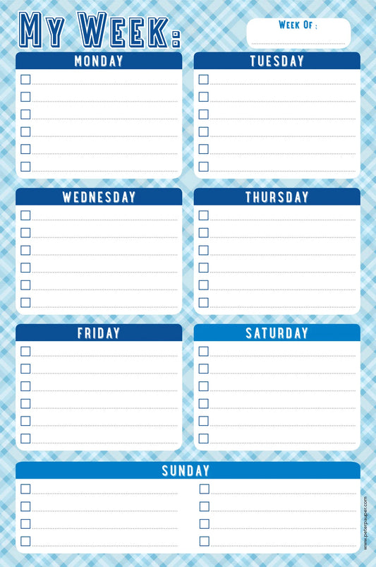 My Week Daily Planner