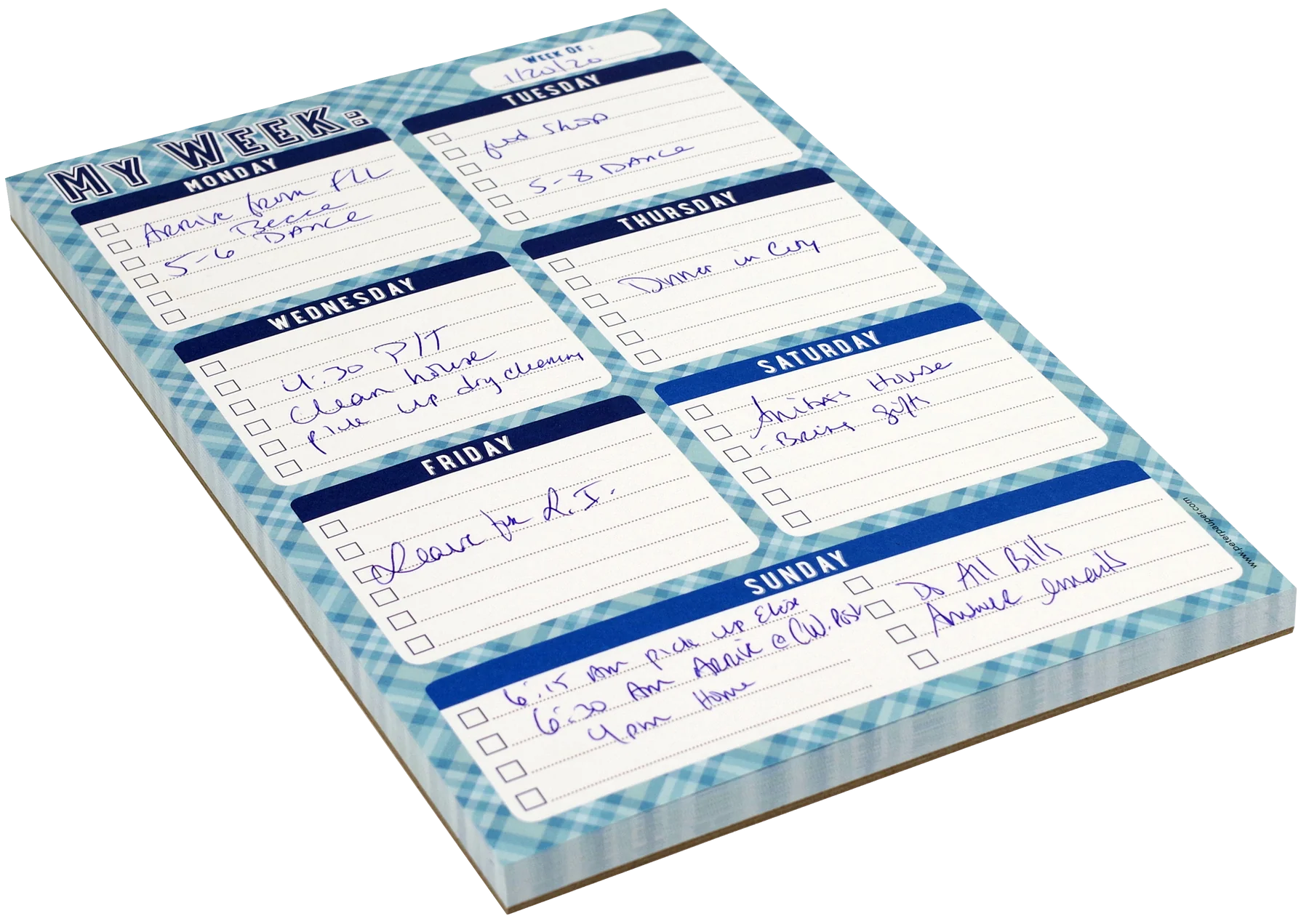 My Week Daily Planner