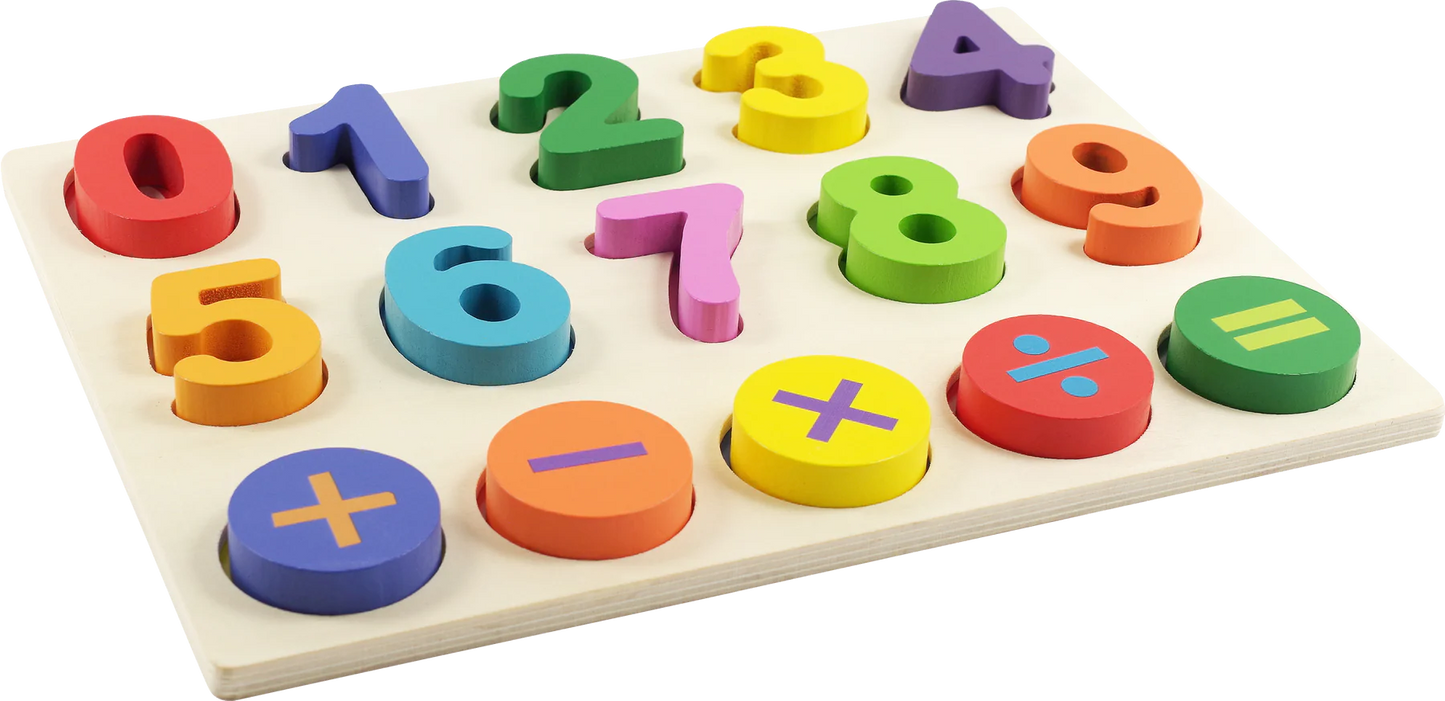 Wooden Numbers Puzzle