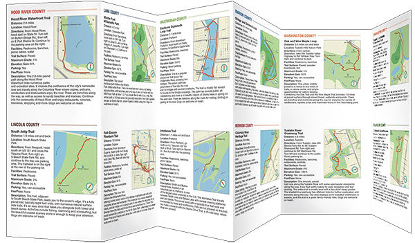 Oregon Day Hikes: A Folding Guide to Easy & Accessible Trails