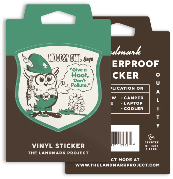 Woodsy Says Sticker