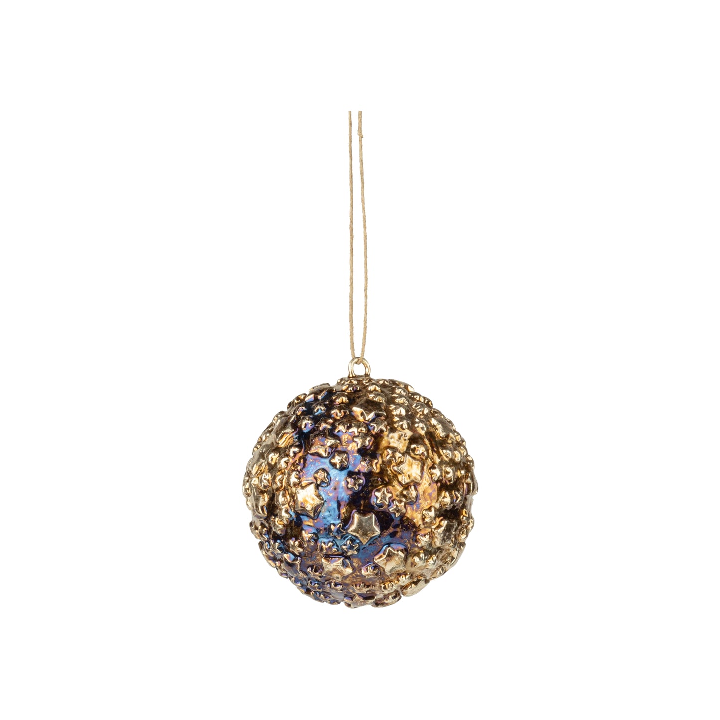 Metal Star Embossed Ornament