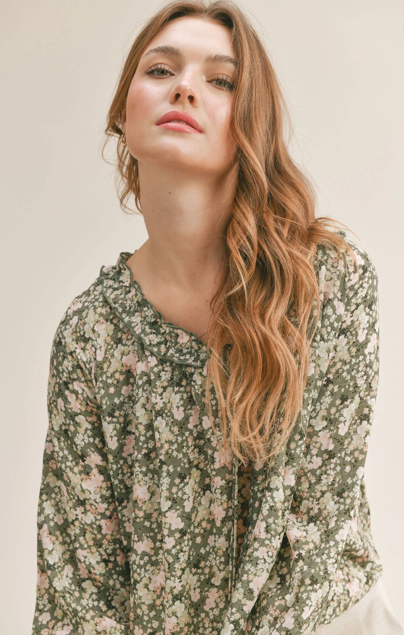 Sadie & Sage Sweet Escape Peasant Top