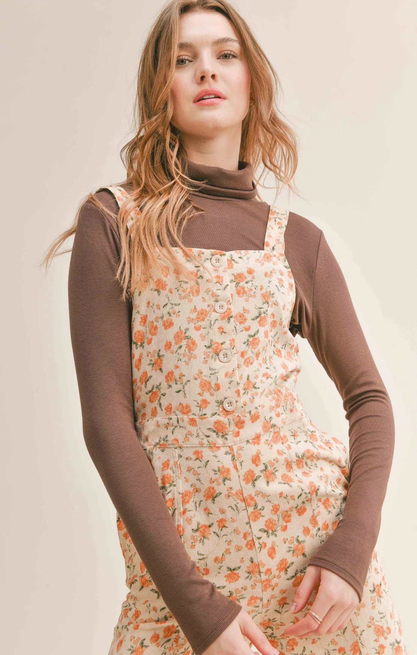 Sadie & Sage Marigold Fields Corduroy Overalls