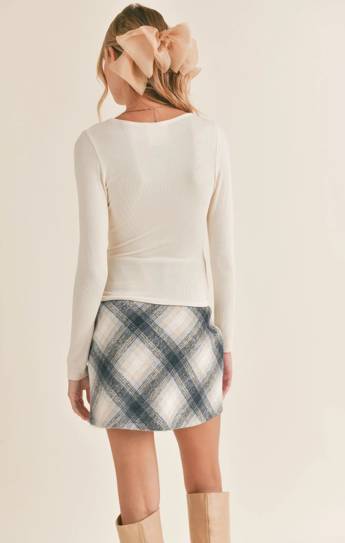 Sadie and Sage Look Up V-Neck Knit Top