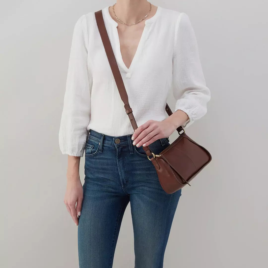 Hobo Bellamy Small Crossbody Brown