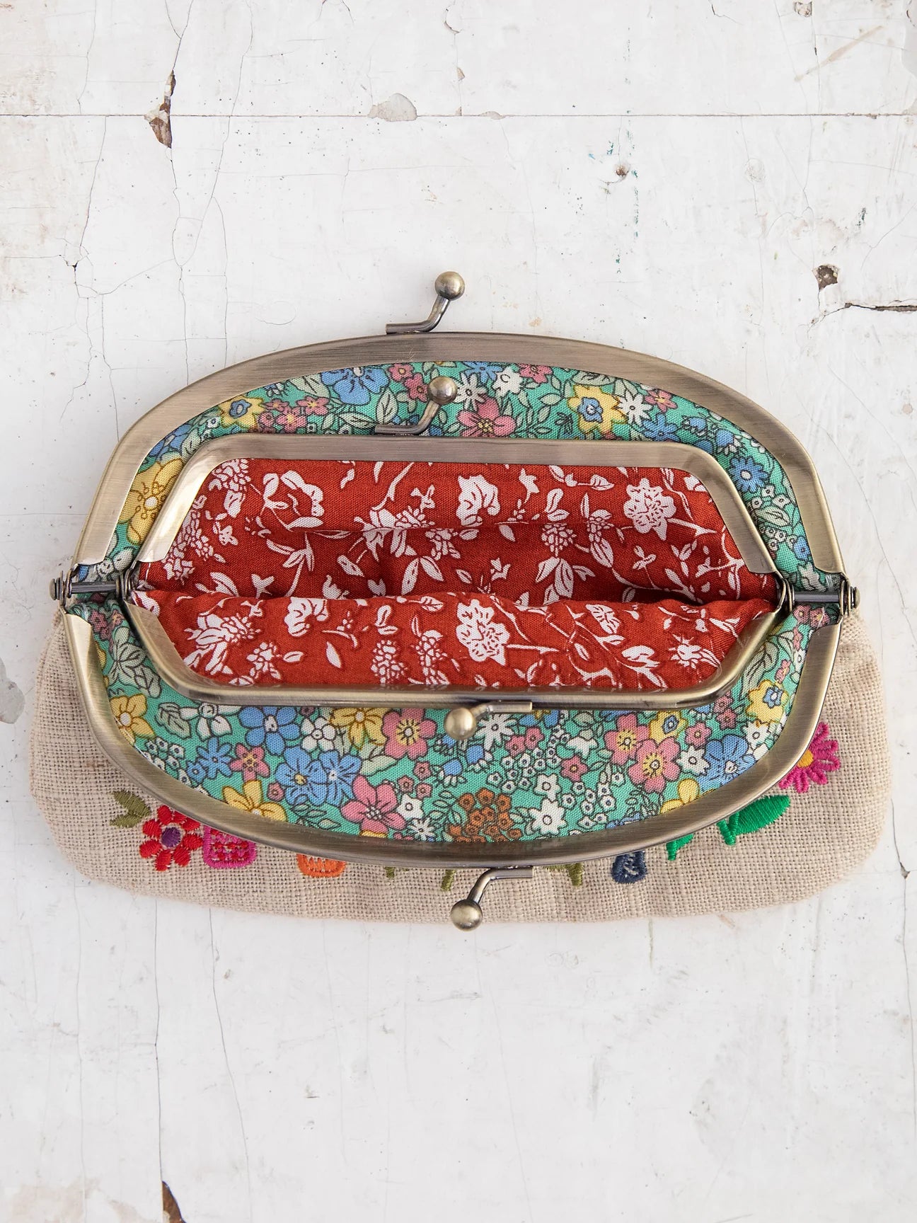 Mushroom Embroidered Coin Purse