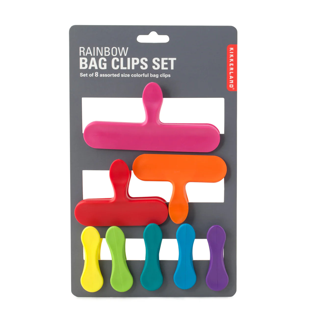 Rainbow Bag Clips