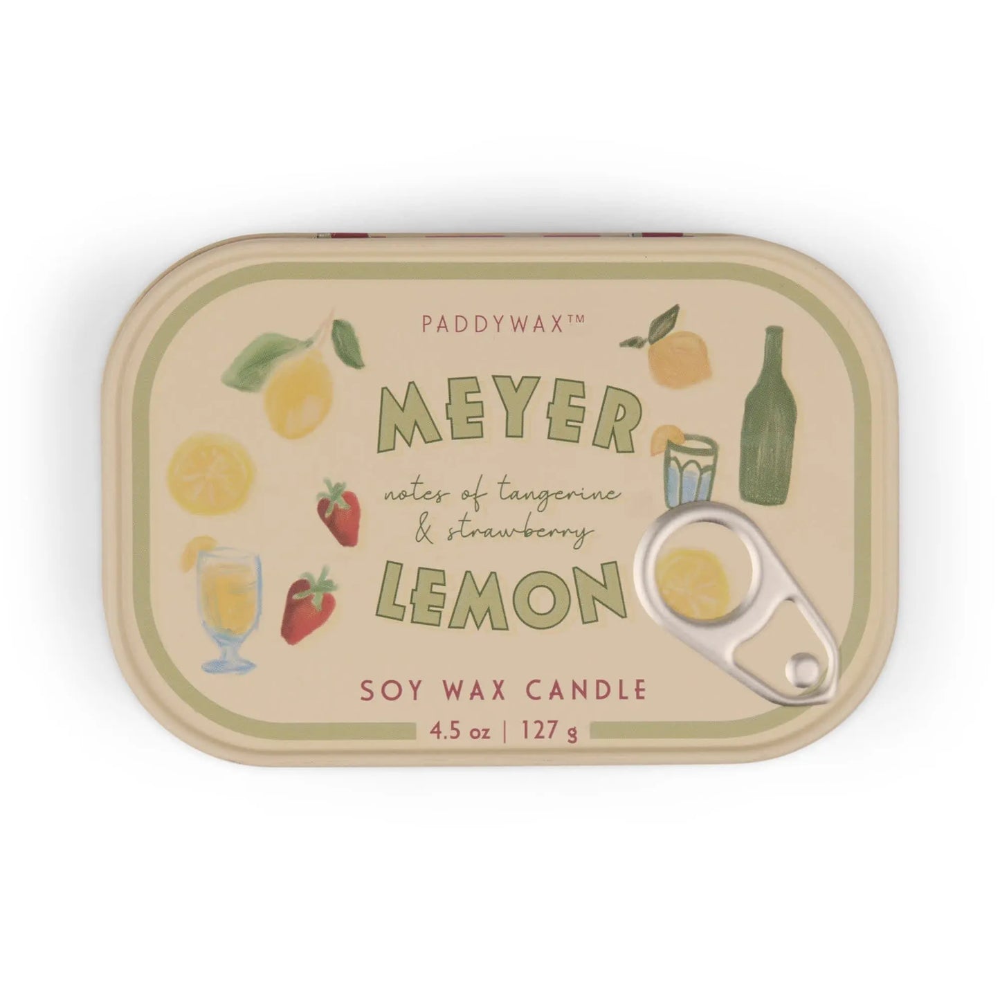 Bistro 4.5 oz Myer Lemon Tin Candle
