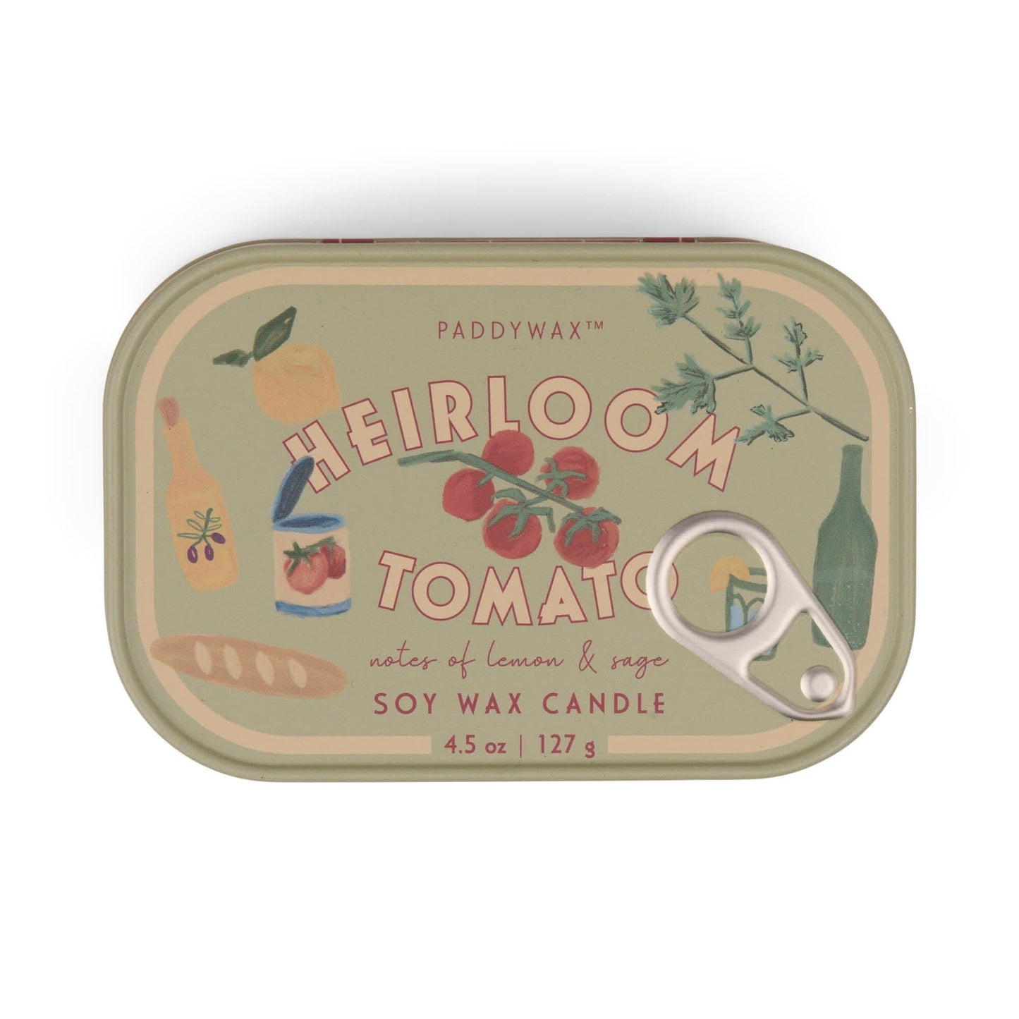 Bistro 4.5 oz Heirloom Tomato Tin Candle