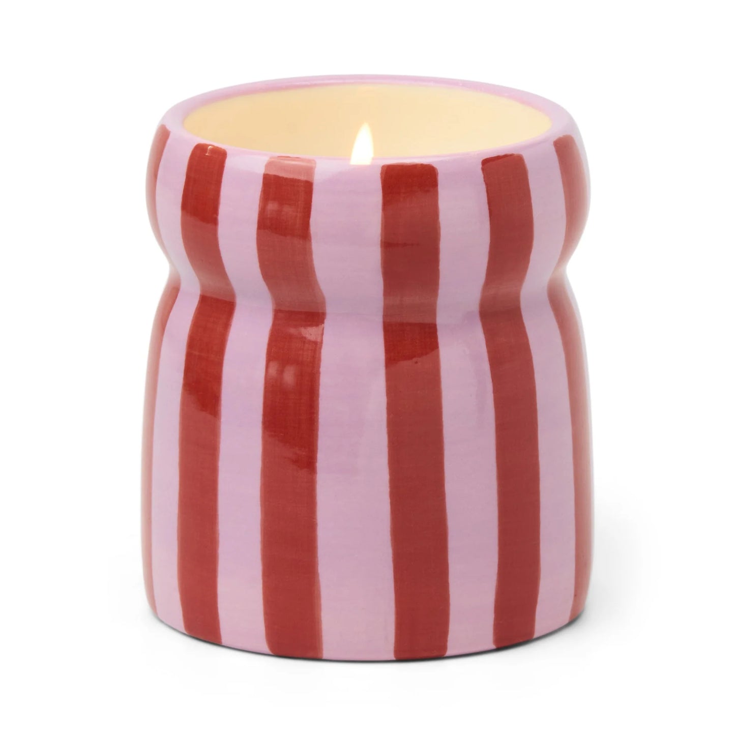 Cabana Red & Pink Candle - Pink Peppermint