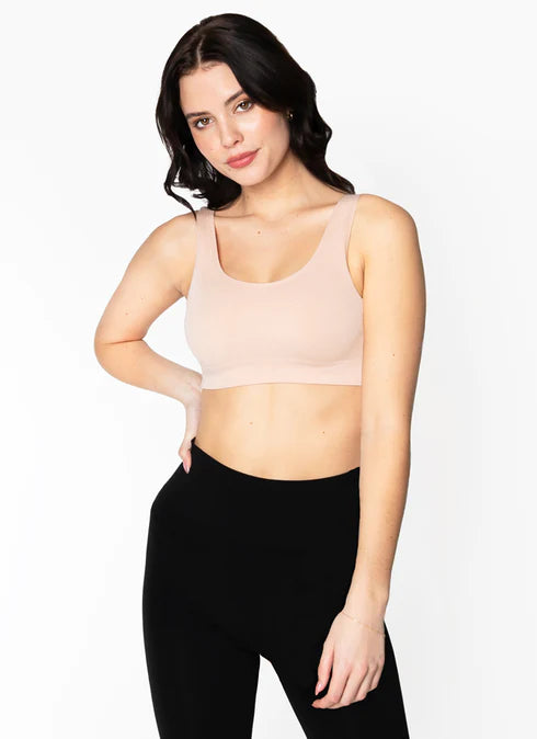 C'Est Moi Bamboo Bralette Frappe
