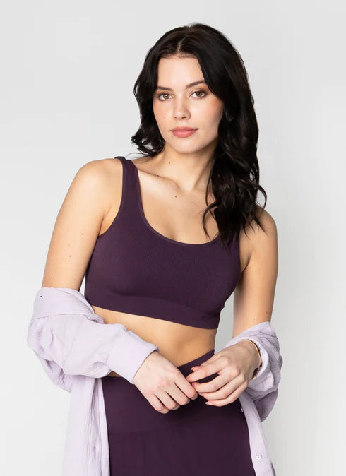 C'Est Moi Bamboo Bralette Plum